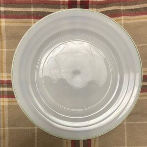 Vintage White Dinner Plate